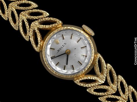 old 14k gold ladies rolex watch round|vintage 14k gold Rolex.